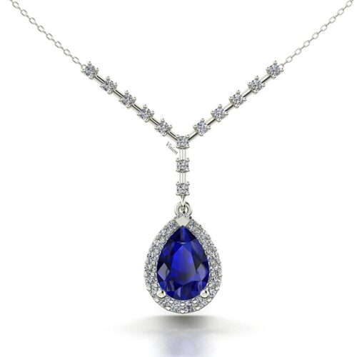 rend Perspective Anisotropic White White Gold Sapphire Blue Diamond