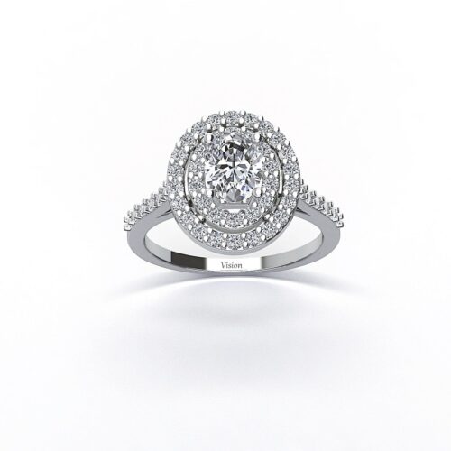 tek kol ust 3 Beyaz Altin Diamond