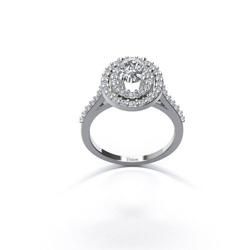 tek kol yan 3 Beyaz Altin Diamond