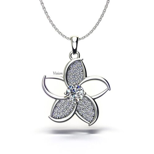 içek kolye Perspective 1 Beyaz Altin 1 Diamond e