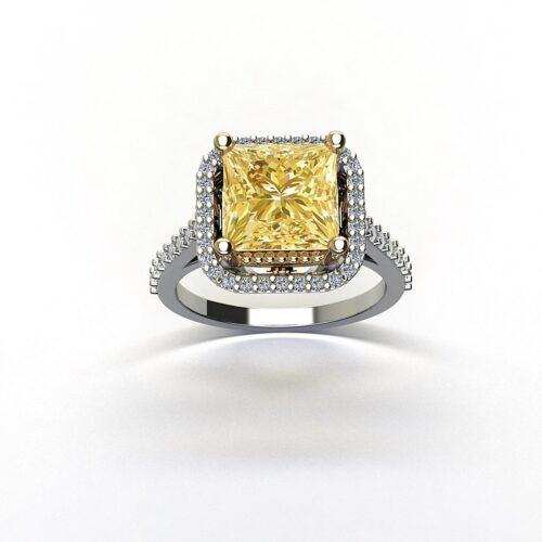 kabaralı sitrin yüzük ust