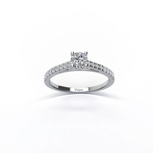 mikro tektas ust Anisotropic White Beyaz Altin Diamond