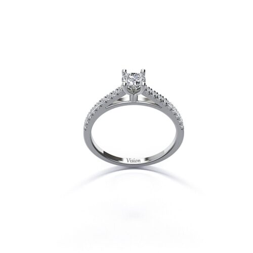 mikro tektas yan Anisotropic White Beyaz Altin Diamond