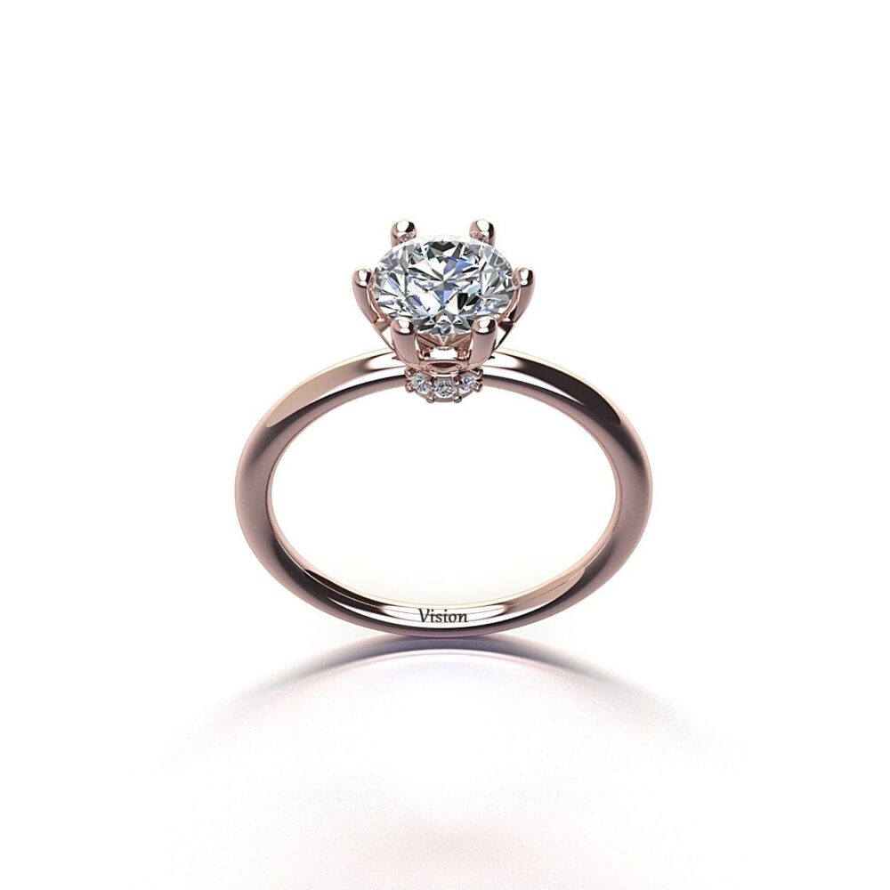 4 yan Anisotropic White Kirmizi altin 2 Diamond