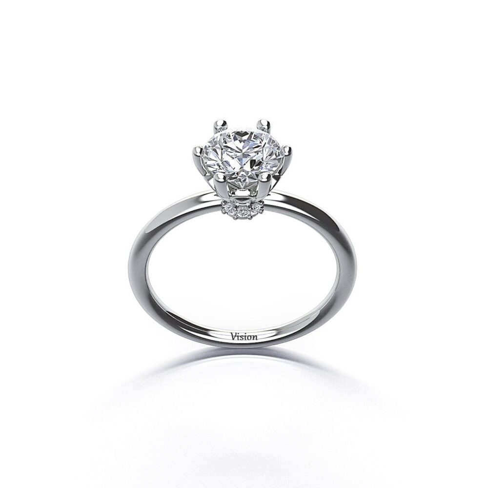 4 yan Anisotropic White White Gold Diamond