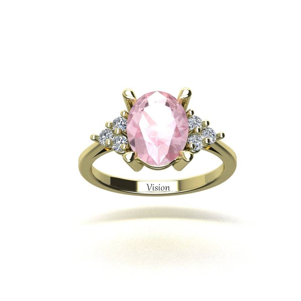 vision pirlanta morganite yüzük