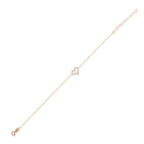 pirlanta kalp bileklik