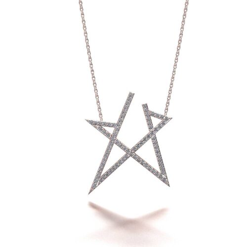 vision pirlanta yildiz kolye 00003