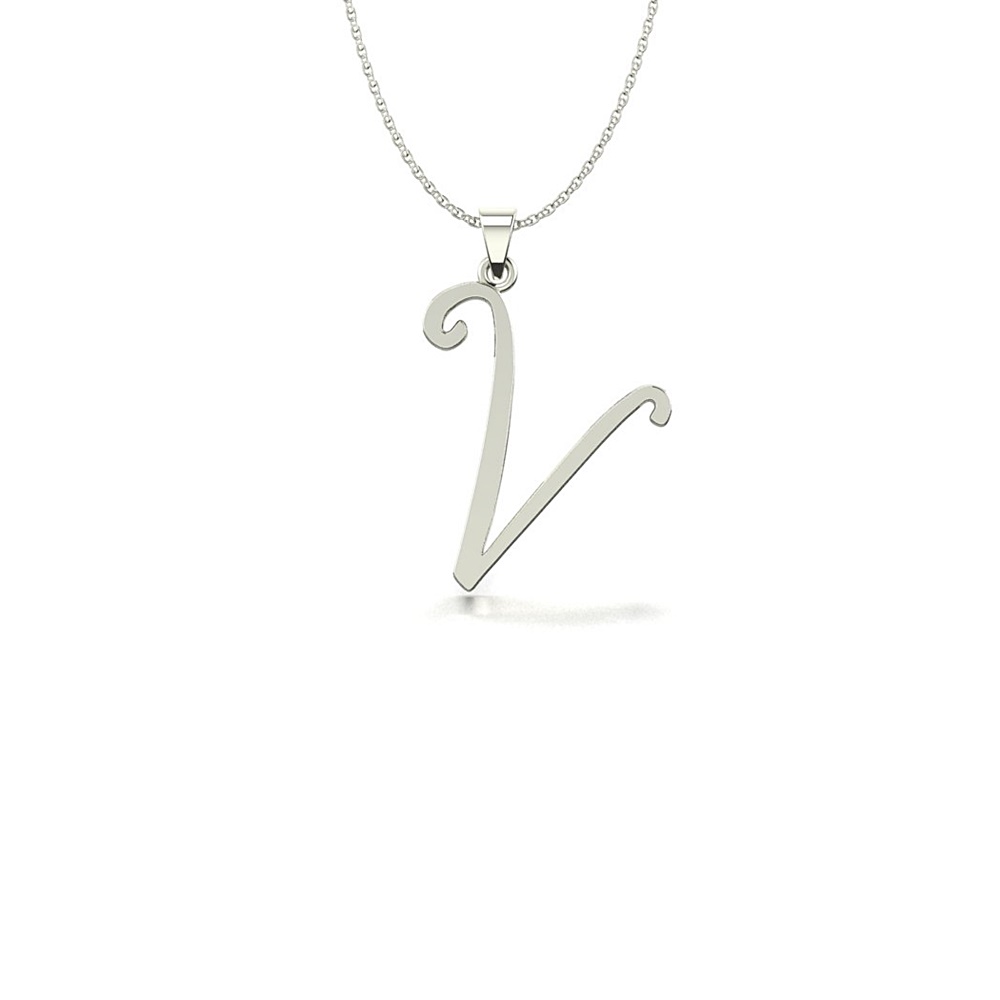 visionpirlanta harf kolye 124