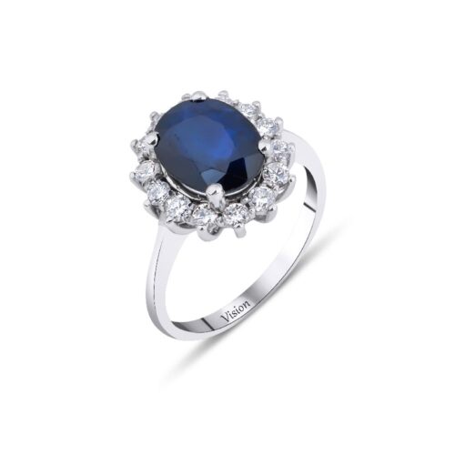 vision pirlanta safir yuzuk 0005420