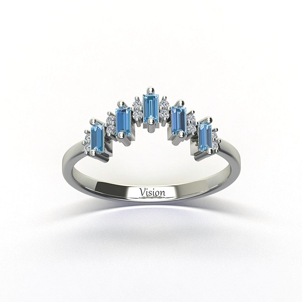 vision pirlanta yuzuk blue