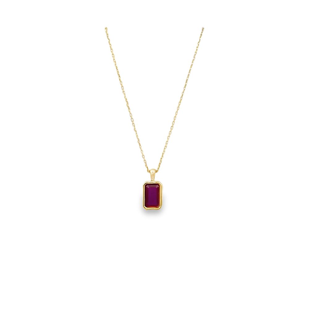 swarovski yakut kolye